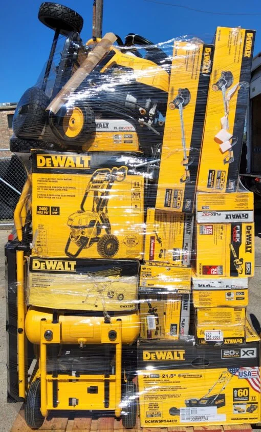 buy DeWalt tool liquidation pallets France