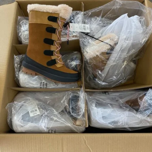 buy winter shoes liquidation pallets France