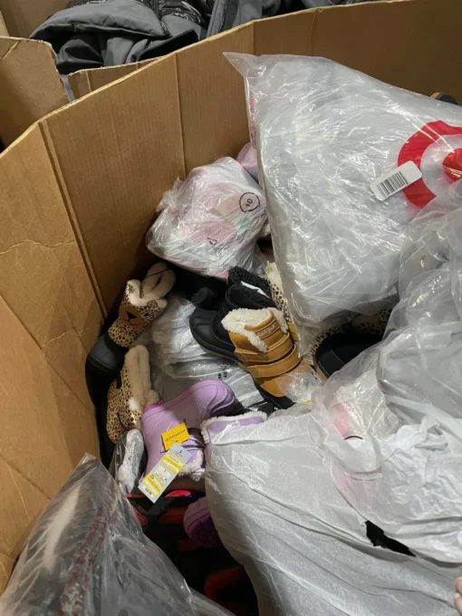 winter shoes liquidation pallets