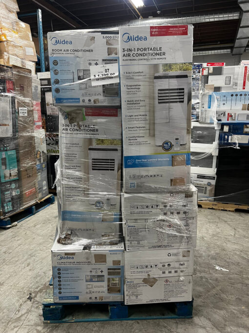 air conditioners liquidation pallets