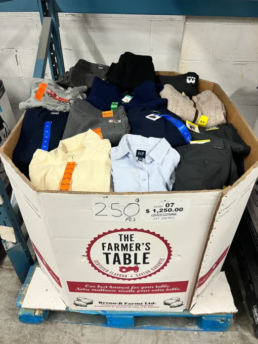 branded clothing liquidation pallets