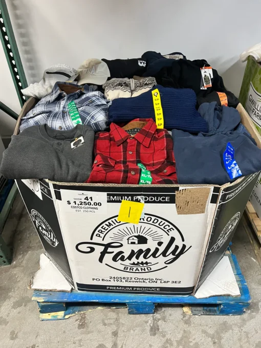 branded apparel liquidation pallets