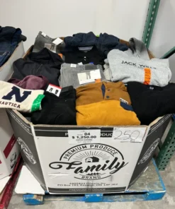 branded clothing overstock pallets