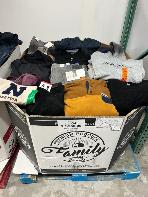 branded clothing overstock pallets