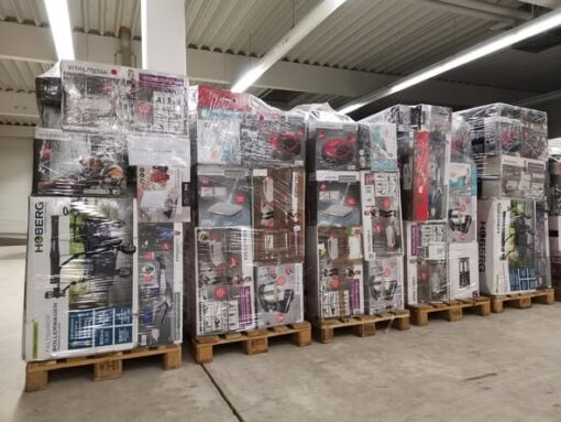 buy kitchen appliances liquidation pallets France
