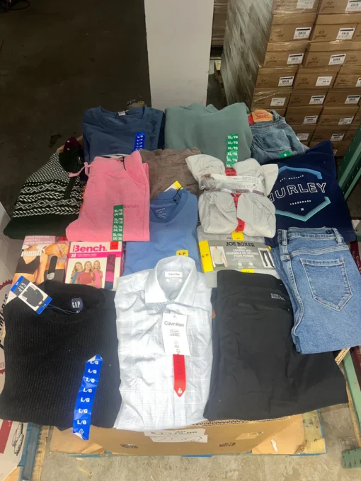 Costco apparel liquidation pallets