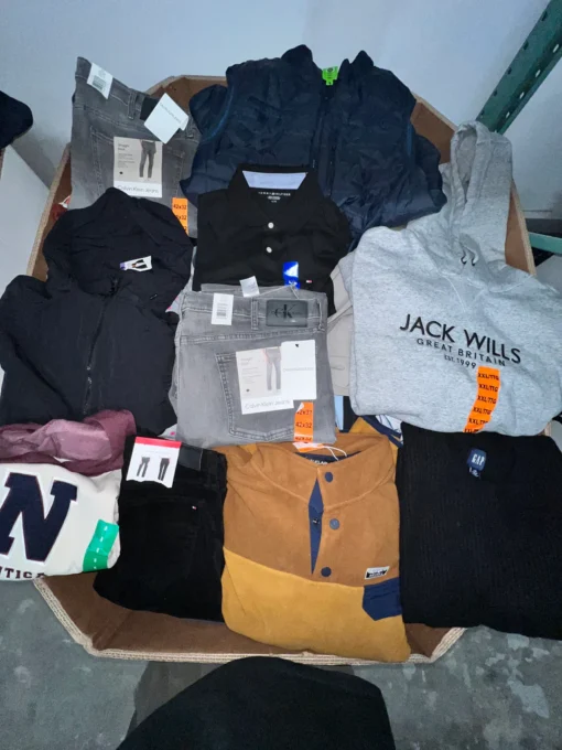 branded clothing overstock pallets