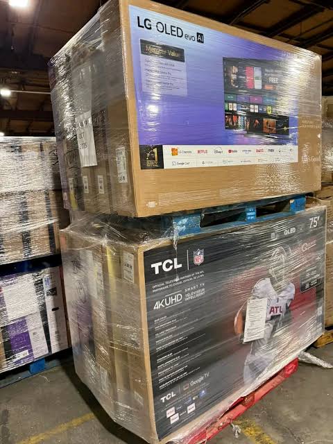 wholesale TV liquidation pallets