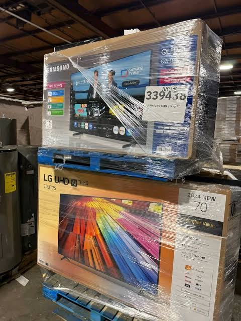 wholesale TV liquidation pallets