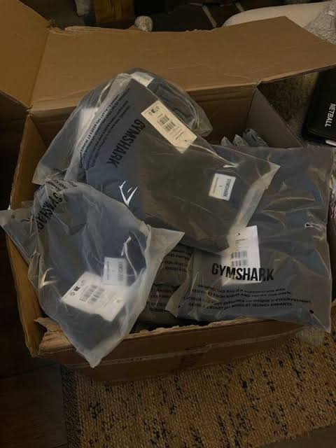 Gymshark clothing liquidation pallets