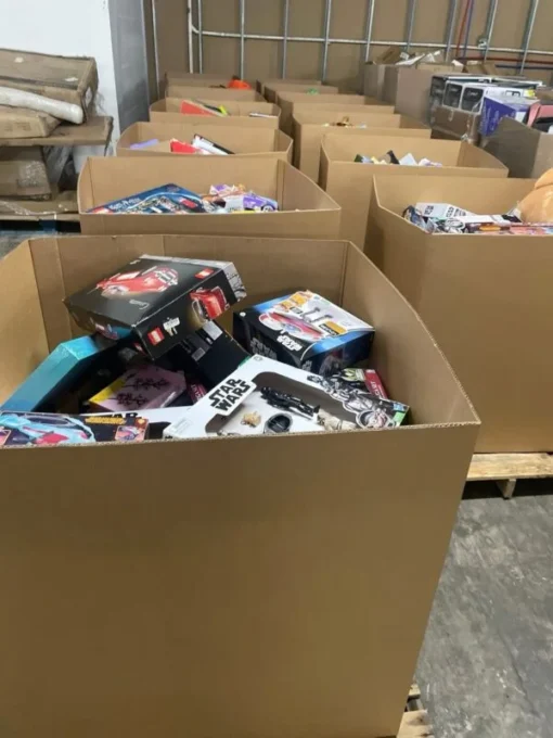 mixed toy liquidation pallets