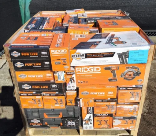 buy RIDGID tools liquidation pallets France