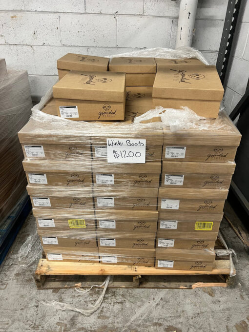 wholesale winter shoes pallets